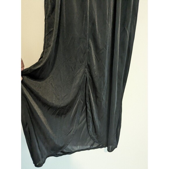 Johnny Was Slip Dress Women M Black Maxi Sleeveless Tank Cocktail Long USA - Picture 4 of 8